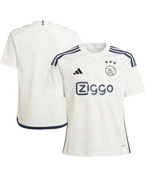 Big Boys White Ajax 2023/24 Away Replica Jersey