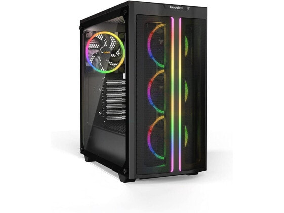 be quiet! Pure Base 500 FX ATX Mid Tower Computer PC case w/ 4xARGB Light Win...