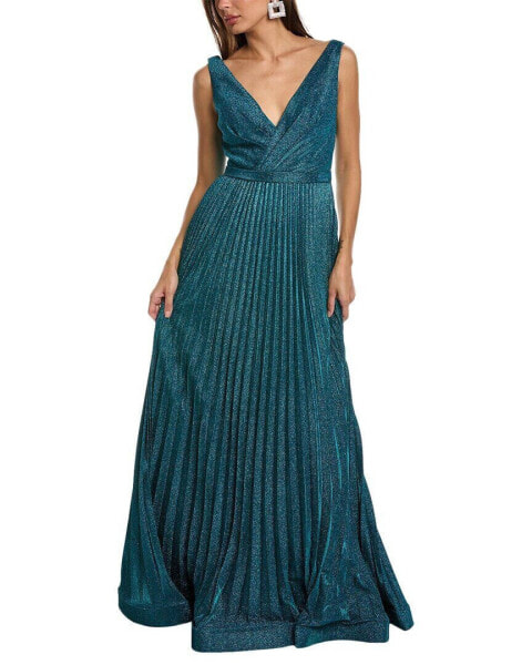 Rene Ruiz Metallic Gown Women's Metallic 2