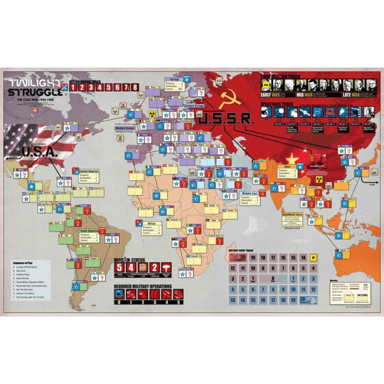 Настольная игра компании Devir "Twilight Struggle:La Guerra Fria"