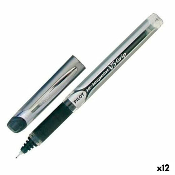 Ручка Roller Pilot V5 Grip Чёрный 0,3 mm (12 штук)