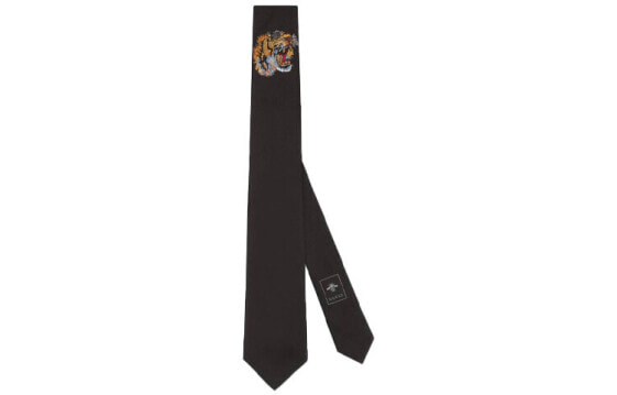 Галстук GUCCI Tiger Print 452170-400E+02