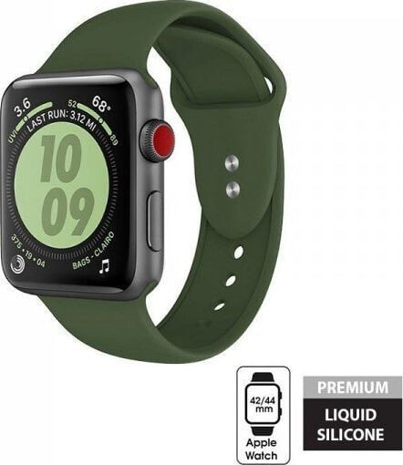 Crong Crong Liquid Band - Pasek Apple Watch 42/44 mm (zielony)