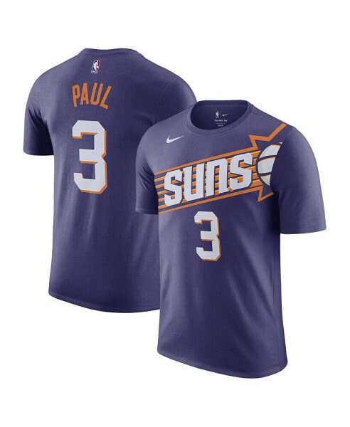 Men's Chris Paul Purple Phoenix Suns Icon 2022/23 Name and Number T-shirt