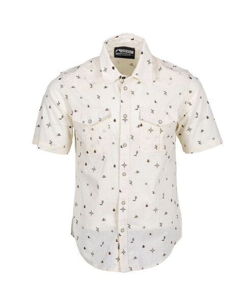 Men's Rodeo Printed Short Sleeve Woven Shirt