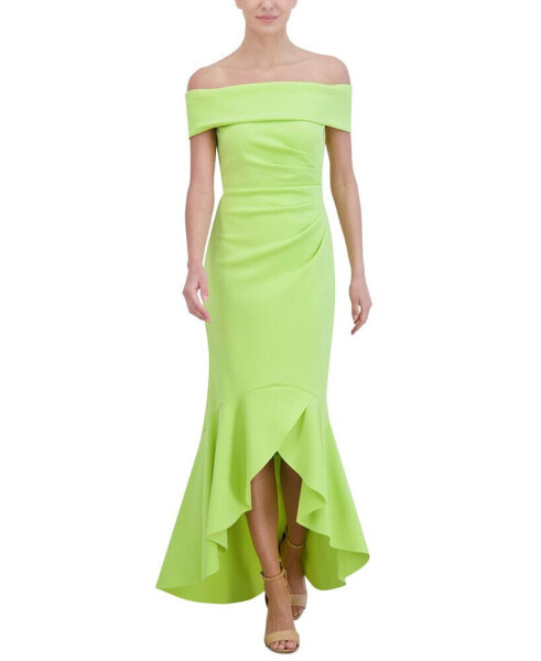 Women's High-Low Off-The-Shoulder Gown