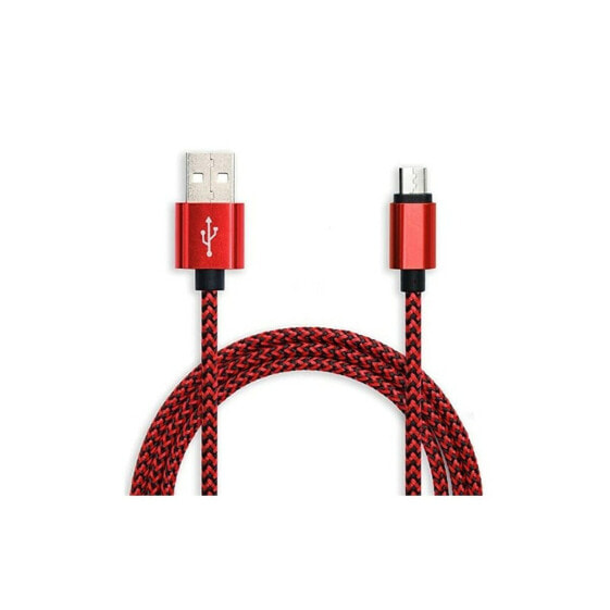 Универсальный кабель USB-MicroUSB Wirboo W606 Красный 2,5 m