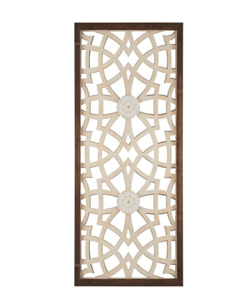 Damask Carved Wall Panel, 37.75" L x 15.75" W
