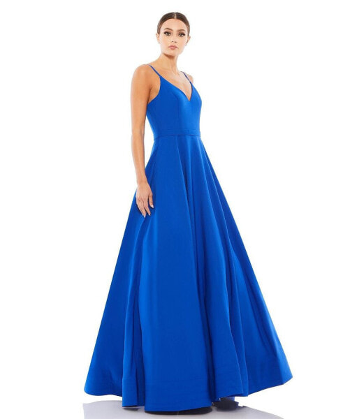 Women's Ieena Classic A-Line V-Neck Ballgown