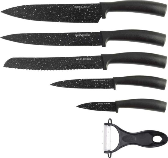 Набор кухонных ножей из мраморной стали Swiss Zurich