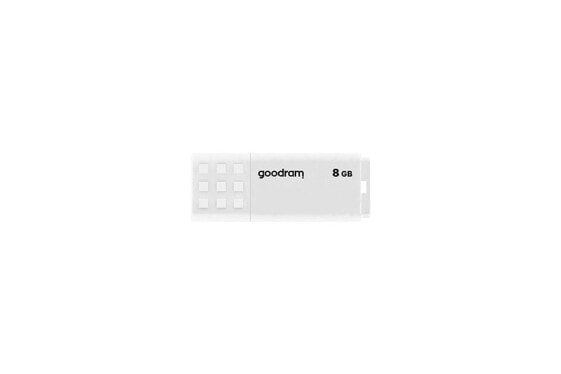 GoodRam UME2 - 8 GB - USB Type-A - 2.0 - 20 MB/s - Cap - White