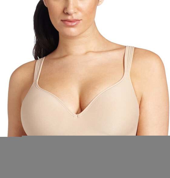 Bali Women's 245519 Comfort Revolution Wire Free Bra Underwear Nude Size 32DD