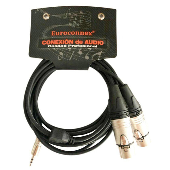 EUROCONNEX 4319-2 F/F XLR To Jack Cable 2x1 jack 3.5 cable 2 m 3.5 mm