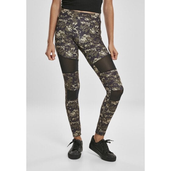 URBAN CLASSICS Camo Tech Mesh Leggings