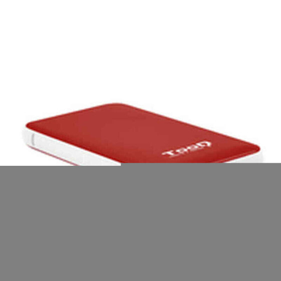 External Box TooQ TQE-2528R 2,5" SATA USB 3.1 Red