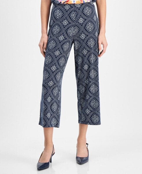 Women's Printed Culotte Pants, Created for Macy's