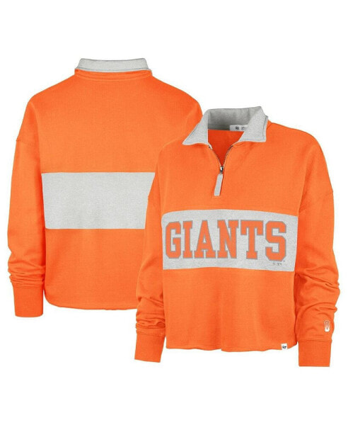 Women's Orange San Francisco Giants City Connect Bae Remi Quarter-Zip Jacket