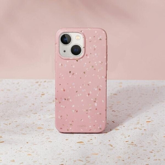 Uniq Etui UNIQ Coehl Terrazzo Apple iPhone 14 różowy/coral pink