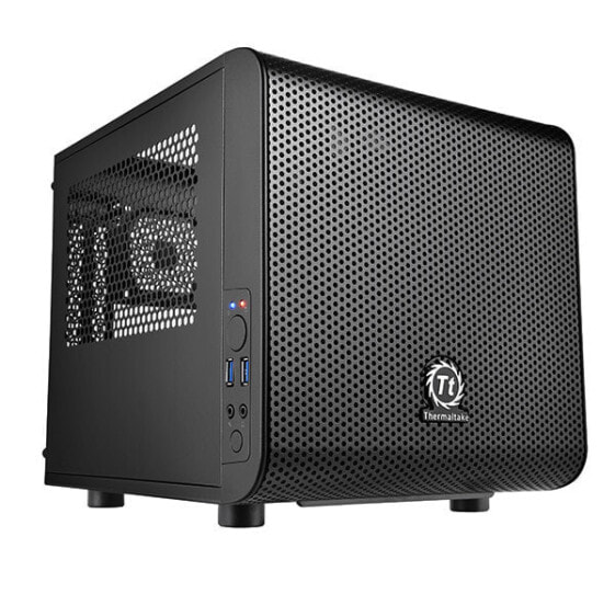 Thermaltake Core V1 - Cube - PC - Black - Mini-ITX - SPCC - HDD - Power