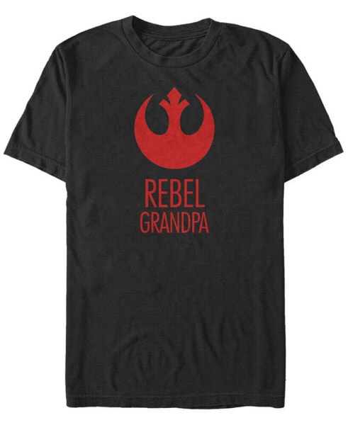 Men's Rebel Grandpa Short Sleeve Crew T-shirt