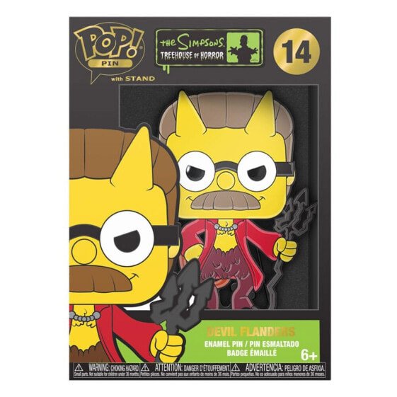 FUNKO Pin Enameled Sheet Devil Flanders 10 cm The Simpsons