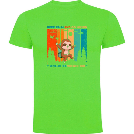 KRUSKIS Keep Calm Sloth short sleeve T-shirt