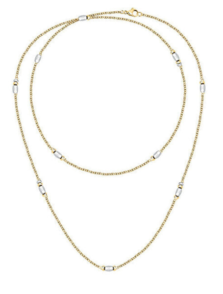 Colori SAXQ02 Double Gold Plated Beaded Necklace