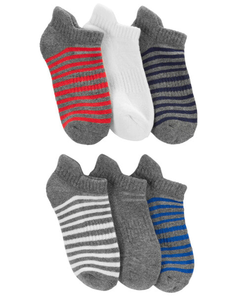 Kid 6-Pack Ankle Socks 4-7