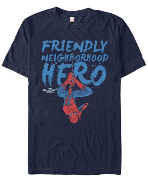 Marvel Men's Spider-Man Homecoming Friendly Neighborhood Hero Short Sleeve T-Shirt