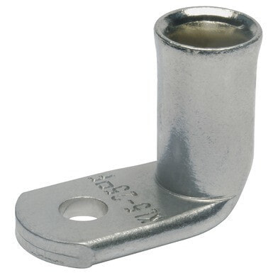 Кабельные наконечники Gustav Klauke GmbH 744F10 - Трубчатая кольцевая гильза - Медь - Угловая - Серебро - Медь - Тинованная медь