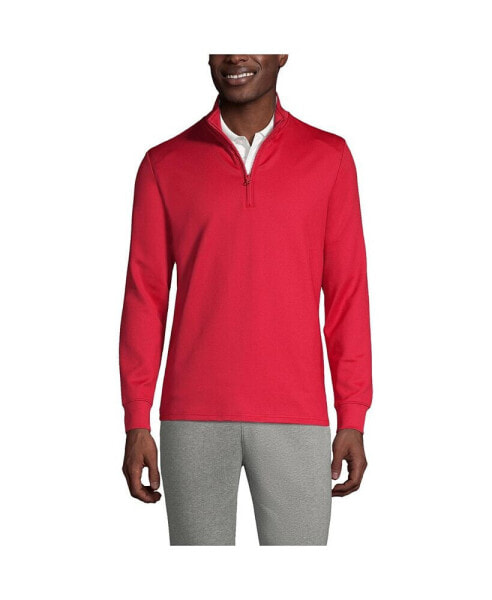 School Uniform Men's Quarter Zip Pullover T-Shirts