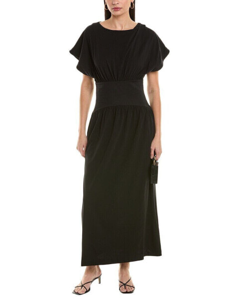 Alpha Studio Gathered Maxi Dress Women's