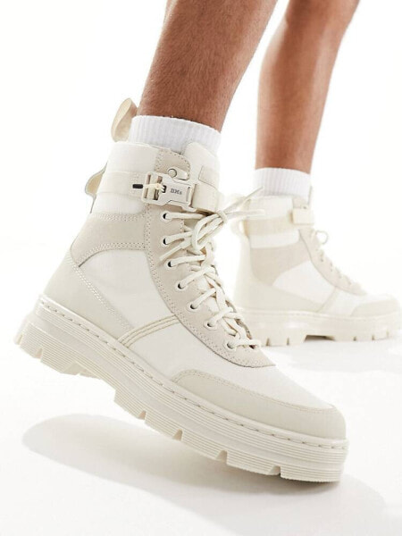 Dr Martens Combs Tech boots in white