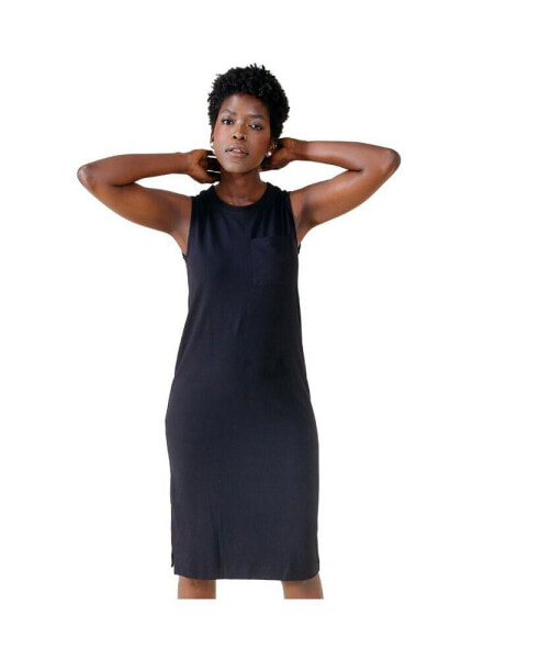 Plus Size Sophie Organic Cotton + Tencel Tank Dress