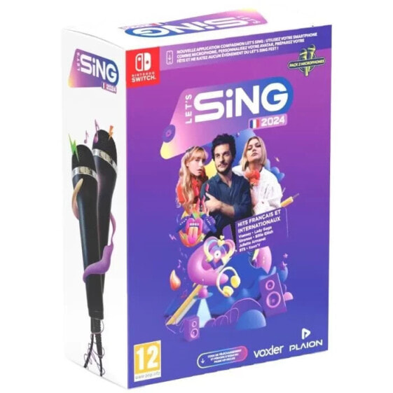 Let's Sing 2024 Nintendo Switch-Spiel Mit 2 Mikrofonen