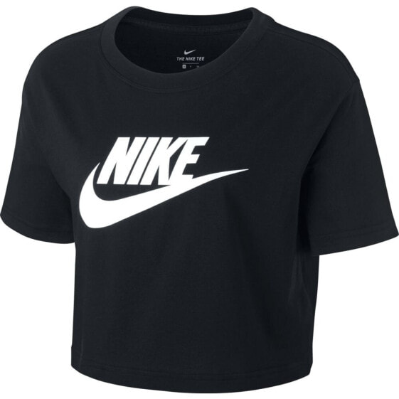 NIKE Sportswear Essential Icon Futura Crop short sleeve T-shirt