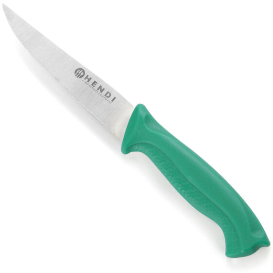 Нож кухонный зубчатый HACCP 205 мм - зеленый - HENDI 842119