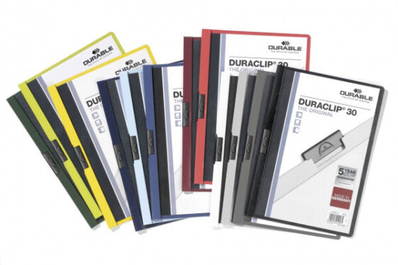 Durable DURACLIP 30 - Multicolour - PVC - Steel - 30 sheets - A4 - 25 pc(s)