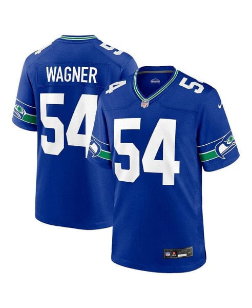 Men's Bobby Wagner Royal Seattle Seahawks Throwback Player Game Jersey