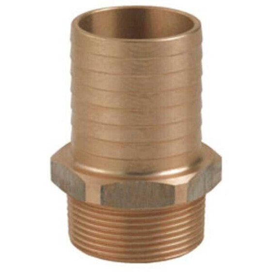 GUIDI 45 mm Threaded&Grooved Bronze Connector