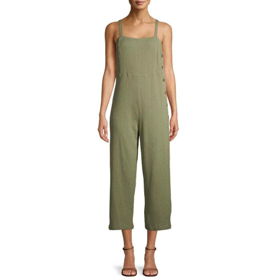 Urban Rebel Ankle Length Jumpsuit w/ Side Button Detail size L