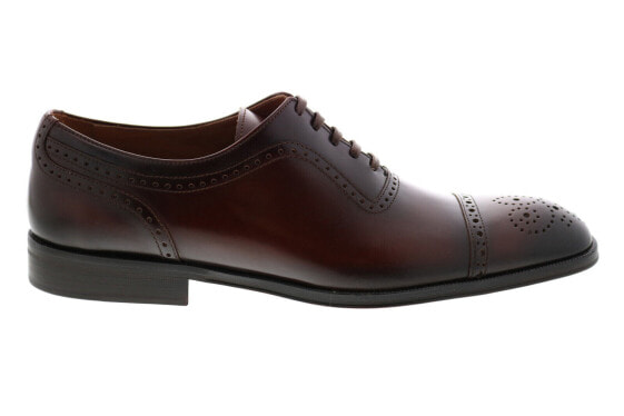Bruno Magli Ancona ANCONA Mens Brown Oxfords Wingtip & Brogue Shoes 10.5