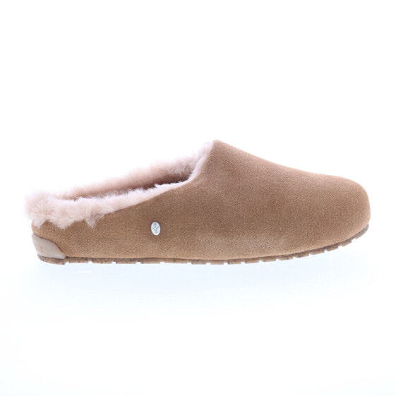 Emu Australia Monch W12591 Womens Brown Suede Slip On Clogs Slippers Shoes