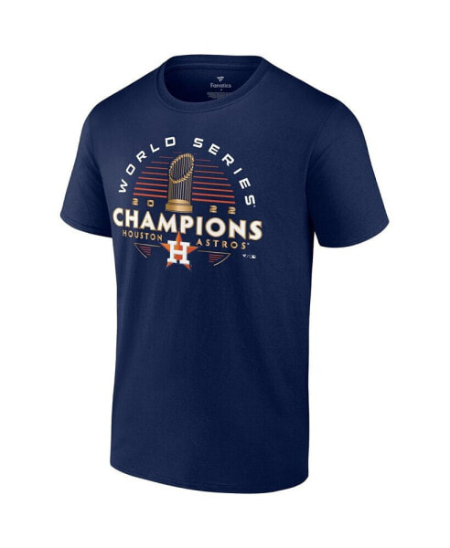 Men's Navy Houston Astros 2022 World Series Champions Signature Roster Short Sleeve T-shirt