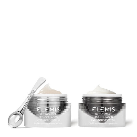 Уход за кожей вокруг глаз ELEMIS Набор для ухода за кожей вокруг глаз Ultra Smart Pro-Collagen Eye Treatment Duo - утренний бальзам 10 мл и вечерний бальзам 10 мл