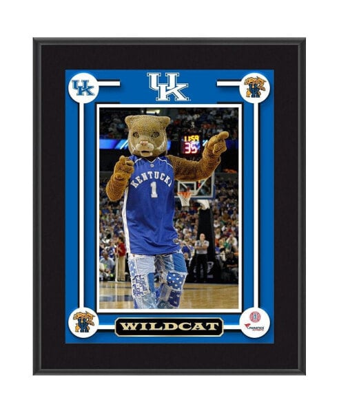 Kentucky Wildcats Wildcat Mascot 10.5'' x 13'' Sublimated Plaque