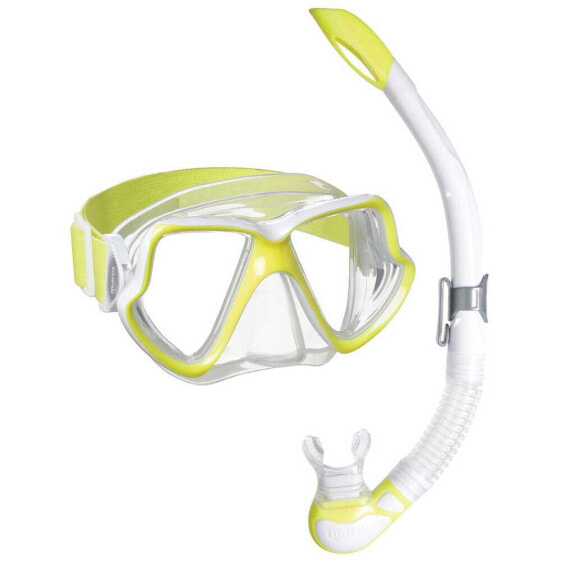 Маска силиконовая MARES AQUAZONE Wahoo Neon Set