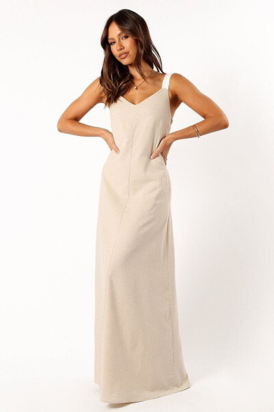 Women's Sjon Contrast Strap Maxi Dress