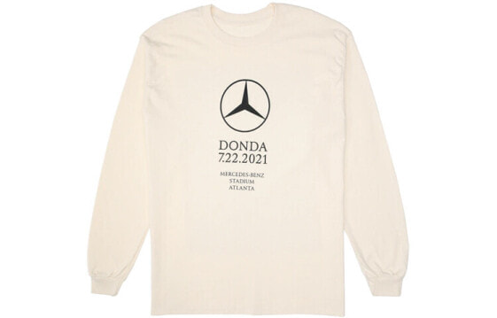 Футболка Kanye West Donda Atlanta Listening Event LS T-shirt LogoT DOND-LS002-WHITE