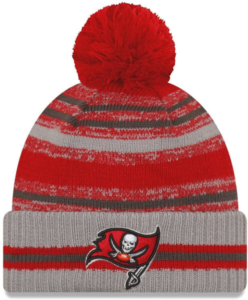 New Era NFL Gray Sideline Winter Hat - Tampa Bay Buccaneers, gray